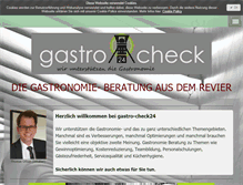 Tablet Screenshot of gastro-check24.com